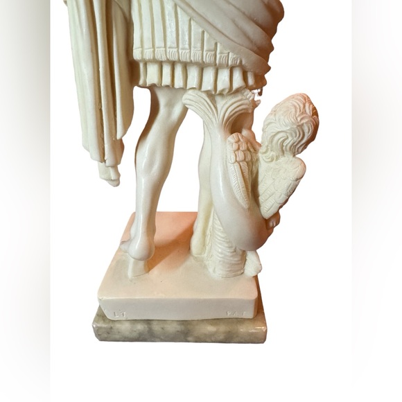 Gaius Julius Caesar Augustus Prima Porta Statue Italy Sculpture, Marble Base 14” - Picture 7 of 11